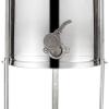 image:imageVINGLI 4 Four Frames Manual Crank Honey Extractor 304 Stainless Steel Beekeeping Pro Extraction Equipment Honeycomb Spinner Drum Honey Separator Commercial Honey Centrifuge with Adjustable Stands