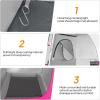 image:imageVINGLI 68FT Shower Tent Large Instant Pop Up Shelter with Mesh Floor amp Carrying Bag Privacy Changing Room Tent for Toilet Camping Dressing Lightweight amp Sturdy Easy Set UpShocking Pink