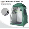 image:imageVINGLI 68FT Shower Tent Large Instant Pop Up Shelter with Mesh Floor amp Carrying Bag Privacy Changing Room Tent for Toilet Camping Dressing Lightweight amp Sturdy Easy Set UpDark Green
