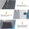 image:imageVINGLI 68FT Shower Tent Large Instant Pop Up Shelter with Mesh Floor amp Carrying Bag Privacy Changing Room Tent for Toilet Camping Dressing Lightweight amp Sturdy Easy Set UpBlue
