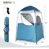 image:imageVINGLI 68FT Shower Tent Large Instant Pop Up Shelter with Mesh Floor amp Carrying Bag Privacy Changing Room Tent for Toilet Camping Dressing Lightweight amp Sturdy Easy Set UpBlue
