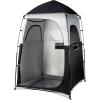 image:imageVINGLI 68FT Shower Tent Large Instant Pop Up Shelter with Mesh Floor amp Carrying Bag Privacy Changing Room Tent for Toilet Camping Dressing Lightweight amp Sturdy Easy Set UpBlack
