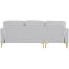 image:imageVINGLI 858 Convertible Sectional Sofa with Deep SeatModern L Shape Sectional Couches for Living RoomSectional Sofas with Reversible Chaise Linen Fabric Beige