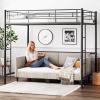 image:imageVINGLI Twin Size Daybed Frame Corduroy Upholstered Comfy Couch Sofa Bed for Bedroom Living Room Movie Room Sturdy Wooden Slats Support Soft Tufted Single Bed for KidsTeens Adults Beige White