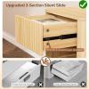 image:imageVINGLI Unfinished Natural Solid Wood Floating Nightstand for Bedroom Small Nightstand with DrawerShelf Farmhouse Night Stand WallMounted NightstandBedside Table for Small Space Color DIYOak