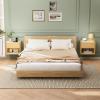 image:imageVINGLI Unfinished Natural Solid Wood Floating Nightstand for Bedroom Small Nightstand with DrawerShelf Farmhouse Night Stand WallMounted NightstandBedside Table for Small Space Color DIYOak