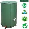 image:imageVINGLI 132 Gallon Collapsible Rain Barrel Portable Water Storage Tank Rainwater Collection System Downspout Water Catcher Container with Filter Spigot Overflow Kit