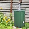 image:imageVINGLI 132 Gallon Collapsible Rain Barrel Portable Water Storage Tank Rainwater Collection System Downspout Water Catcher Container with Filter Spigot Overflow Kit