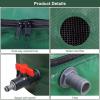 image:imageVINGLI New 50 Gallon Collapsible Rain Barrel with Volume Scale Mark Portable Water Storage Container Rain Catcher Barrel Rainwater Collection System Downspout with Filter Spigot Overflow Kit