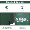 image:imageVINGLI New 50 Gallon Collapsible Rain Barrel with Volume Scale Mark Portable Water Storage Container Rain Catcher Barrel Rainwater Collection System Downspout with Filter Spigot Overflow Kit