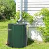 image:imageVINGLI New 50 Gallon Collapsible Rain Barrel with Volume Scale Mark Portable Water Storage Container Rain Catcher Barrel Rainwater Collection System Downspout with Filter Spigot Overflow Kit