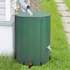 image:imageVINGLI 132 Gallon Collapsible Rain Barrel Portable Water Storage Tank Rainwater Collection System Downspout Water Catcher Container with Filter Spigot Overflow Kit