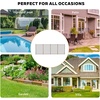 image:imageVINGLI 4ft High Pool Fence for Inground and Above Ground Pools Brown Mesh Removable Safety Fencing HeavyDuty Protective Barrier for Garden amp Backyard 4FT x 24FT4FT x 12FT