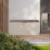 image:imageVINGLI 75 Gallon Outdoor Storage Box Patio Deck Box Furniture with Lockable Design Plastic Storage Containers with Lid for Garden  Pool  Balcony  Yard CoffeeBrown