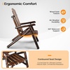 image:imageVINGLI Solid Wood Adirondack Chair Outdoor Patio Furniture Fire Pit Chairs Heavy Duty Backyard Seating Armchair Deck Garden Lawn Light Carbonized 1 PCCarbonized