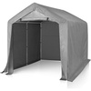image:imageVINGLI 8x12 FT Outdoor Portable Storage Shed Heavy Duty Bike Tent with Rollup Zipper Door Waterproof and UV Resistent Carport for Motorcycle Garden Tools Firewood Gray8x8x67 FT