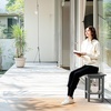image:imageVINGLI 18 Inch HDPE Outdoor Patio Garden Small Bench Seat Waterproof Shower Bench Backless HDPE Stools Chairs for Inside Shower Outdoor Short Stools TeakGrey