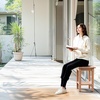 image:imageVINGLI 18 Inch HDPE Outdoor Patio Garden Small Bench Seat Waterproof Shower Bench Backless HDPE Stools Chairs for Inside Shower Outdoor Short Stools TeakTeak