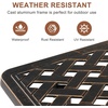 image:imageVINGLI 22 Cast Aluminum Outdoor Side Table All Weather Patio Side Table Outdoor End Table for Patio Porch Deck Garden SquareBronze