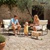 image:imageVINGLI 3  Piece Patio Chair Set with Side Table OutdoorIndoor Chairs with Thick Cushions Heavy Duty 400 LBS Capacity Patio Bistro Set Suit for Garden Yard WhiteWhite