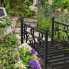 image:imageVINGLI 34ft Metal Garden Bridge 330lbs Capacity Garden Bridges for Outdoors with AntiRust Coated Finish Easy Assembly Outdoor Decor Bridge for Garden Landscape Backyard Stream Pond