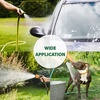 image:imageVINGLI 4Wheel Garden Hose Reel Cart with Storage Basket Portable Residential Hose Reel Cart Lawn Watering for Garden Backyard and Farm Green 250FTBlack 300ft 4 Wheel