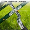 image:imageVINGLI 4Wheel Garden Hose Reel Cart with Storage Basket Portable Residential Hose Reel Cart Lawn Watering for Garden Backyard and Farm Green 250FTGreen 250ft 4 Wheel