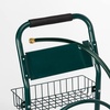 image:imageVINGLI 4Wheel Garden Hose Reel Cart with Storage Basket Portable Residential Hose Reel Cart Lawn Watering for Garden Backyard and Farm Green 250FTGreen 300ft 4 Wheel
