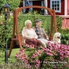 image:imageVINGLI 67FT Porch Swing Frame 1000LBS Heavy Duty AFrame Wooden Porch Swing Stand with Curved Arc Top for 5FT Porch Swing Large Swing Hanger for Garden Patio Backyard amp Indoor NaturalBrown