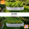 image:imageVINGLI 6x3x1ft Raised Garden Beds 2 Packs Galvanized Planters for Outdoor Plants Planter Boxes Outdoor for Vegetables Sturdy and Easy Assembly Gardening Beds Silver 6x3x1ft6x3x1ft