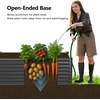 image:imageVINGLI 6x3x2ft Raised Garden Bed Large Planter Garden Boxes Outdoor Planter Raised Beds Kit for Gardening for Vegetables Flowers Herbs BlackBlack