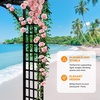 image:imageVINGLI 85in Wooden Arbor Wedding Arch for Ceremony Wood Trellis for Plant Climbing Christmas Decor Pergola for Garden Backyard Lawn BlackBlack