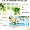image:imageVINGLI 85in Wooden Arbor Wedding Arch for Ceremony Wood Trellis for Plant Climbing Christmas Decor Pergola for Garden Backyard Lawn BlackWhite