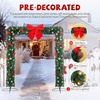 image:imageVINGLI 8FT Christmas Archway Lighted Holiday Arch Decor with 350 LED Lights amp 1650 Branch Tips Flat Top PVC Arch for Outdoor Garden Arch Party Wedding amp Holiday DecorGreenFlattop