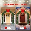 image:imageVINGLI 8FT Christmas Archway Lighted Holiday Arch Decor with 350 LED Lights amp 1650 Branch Tips Flat Top PVC Arch for Outdoor Garden Arch Party Wedding amp Holiday DecorGreenRooftop