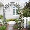 image:imageVINGLI Garden Arbor Arch Wedding Arch Archway for Ceremony Party Durable Steel Trellis for Plant Climbing Christmas Decorations Pergola for Backyard Lawn Patio YardArbor