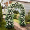 image:imageVINGLI Garden Arbor Arch Wedding Arch Archway for Ceremony Party Durable Steel Trellis for Plant Climbing Christmas Decorations Pergola for Backyard Lawn Patio YardArbor