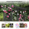 image:imageVINGLI Garden Arbor PVC Wedding Arch for Ceremony Party Garden Trellis for Climbing Plants Outdoor Arch Backdrop Stand for Garden Backyard Lawn Wedding BlackBlack