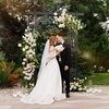 image:imageVINGLI Garden Arbor PVC Wedding Arch for Ceremony Party Garden Trellis for Climbing Plants Outdoor Arch Backdrop Stand for Garden Backyard Wedding Lawn BlackBlack