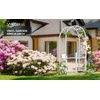 image:imageVINGLI Garden Arbor with Gate PVC Wedding Arch for Ceremony Party Trellis for Climbing Plants Outdoor for Backyard LawnWhite