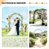 image:imageVINGLI Garden Arch Trellis 76ft Arch Trellis for Climbing Plants Metal Garden Arbor with Flat Base Design for Outdoor amp Indoor Lawn Wooden Floor Concrete HeartShaped Olive GreenHeartshaped  Olive Green