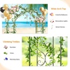 image:imageVINGLI Garden Arch Trellis 76ft Arch Trellis for Climbing Plants Metal Garden Arbor with Flat Base Design for Outdoor amp Indoor Lawn Wooden Floor Concrete HeartShaped Olive GreenHeartshaped  Olive Green