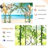 image:imageVINGLI Garden Arch Trellis 76ft Arch Trellis for Climbing Plants Metal Garden Arbor with Flat Base Design for Outdoor amp Indoor Lawn Wooden Floor Concrete HeartShaped Olive GreenHeartshaped  Black