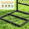 image:imageVINGLI Garden Arch Trellis 76ft Garden Arch with Gate for Climbing Plants and Decoration Metal Garden Arbor with Flat Base Design for Outdoor amp Indoor Lawn Wooden Floor Concrete