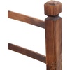 image:imageVINGLI Garden Bridge Classic Wooden Bridge with Safety Rails Decorative Arched Footbridge White 5 ftCarbonized Wood