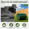 image:imageVINGLI Lawn Roller 13 Gallons Water or Sand Filled Durable Heavy Duty Steel with Drain Plug and UShaped Handle Manual Tool for Greening up Lawns for Yard Garden Maintenance Green 24inch16inch