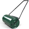 image:imageVINGLI Lawn Roller 13 Gallons Water or Sand Filled Durable Heavy Duty Steel with Drain Plug and UShaped Handle Manual Tool for Greening up Lawns for Yard Garden Maintenance Green 24inch24inch