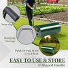 image:imageVINGLI Lawn Roller 13 Gallons Water or Sand Filled Durable Heavy Duty Steel with Drain Plug and UShaped Handle Manual Tool for Greening up Lawns for Yard Garden Maintenance Green 24inch24inch