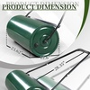 image:imageVINGLI Lawn Roller 13 Gallons Water or Sand Filled Durable Heavy Duty Steel with Drain Plug and UShaped Handle Manual Tool for Greening up Lawns for Yard Garden Maintenance Green 24inch24inch
