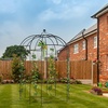 image:imageVINGLI Metal Garden Arbor Birdcage Shape Outdoor Frame Trellis for Climbing Plants Garden Arch Pergola for Patio Backyard Wedding Ceremony